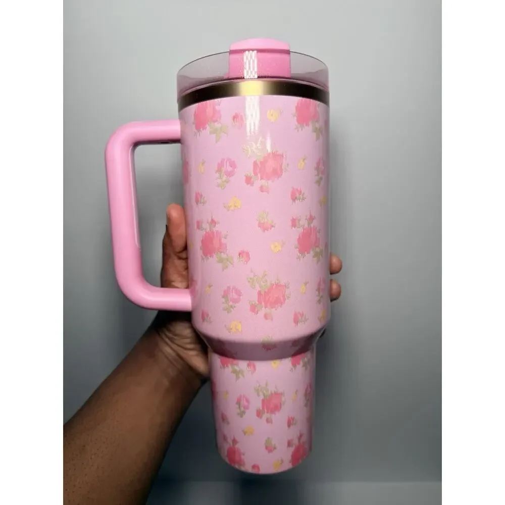 Stanley X Love Shack Fancy IBIZA SUNSET 40oz Quencher Tumbler BNWT BNIB LSF - Picture 6 of 8
